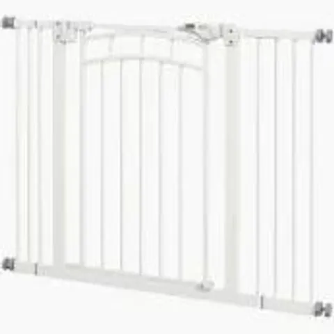 BOXED PAWHUT PRESSURE FIT STAIR GATE, DOG GATE W/ AUTO CLOSING DOOR FOR SMALL, MEDIUM DOG, EASY INSTALLATION, FOR WIDTH 74 TO 100CM