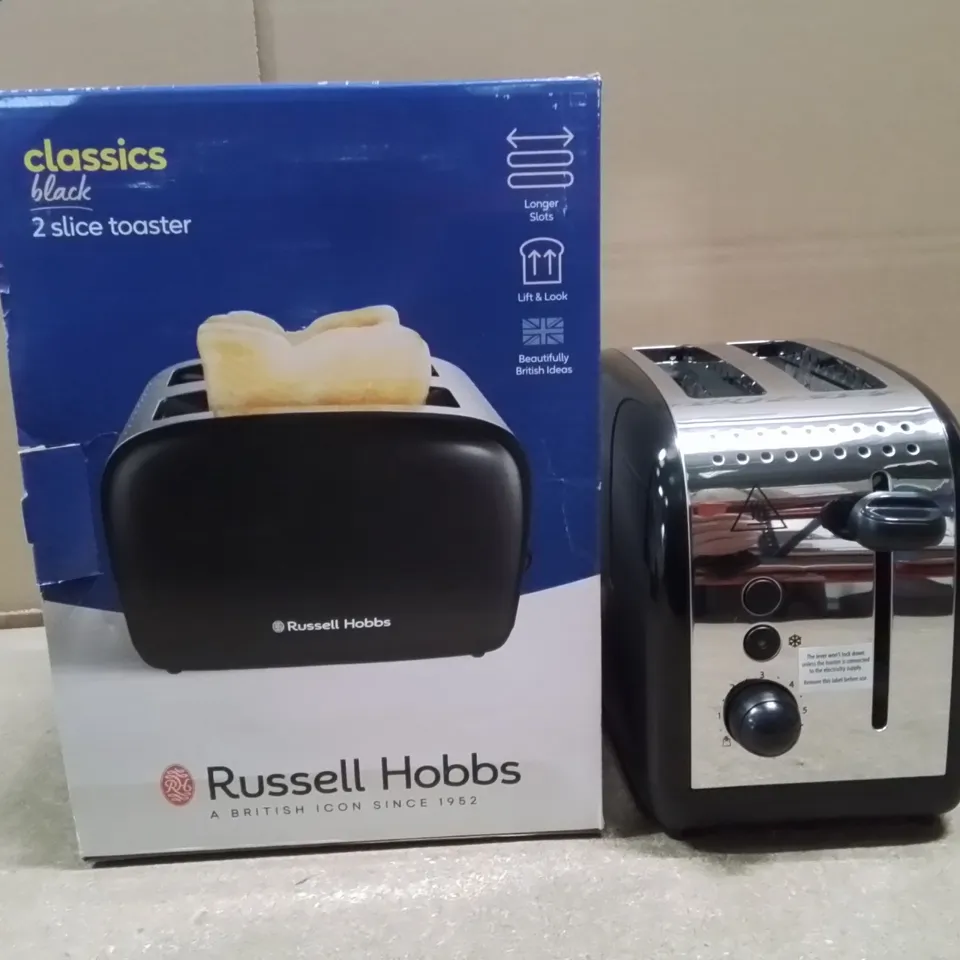 BOXED RUSSELL HOBBS 2 SLICE TOASTER