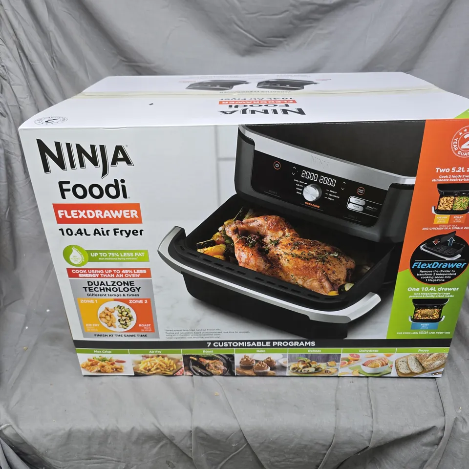 NINJA FOODI 10.4L DUAL ZONE AIR FRYER