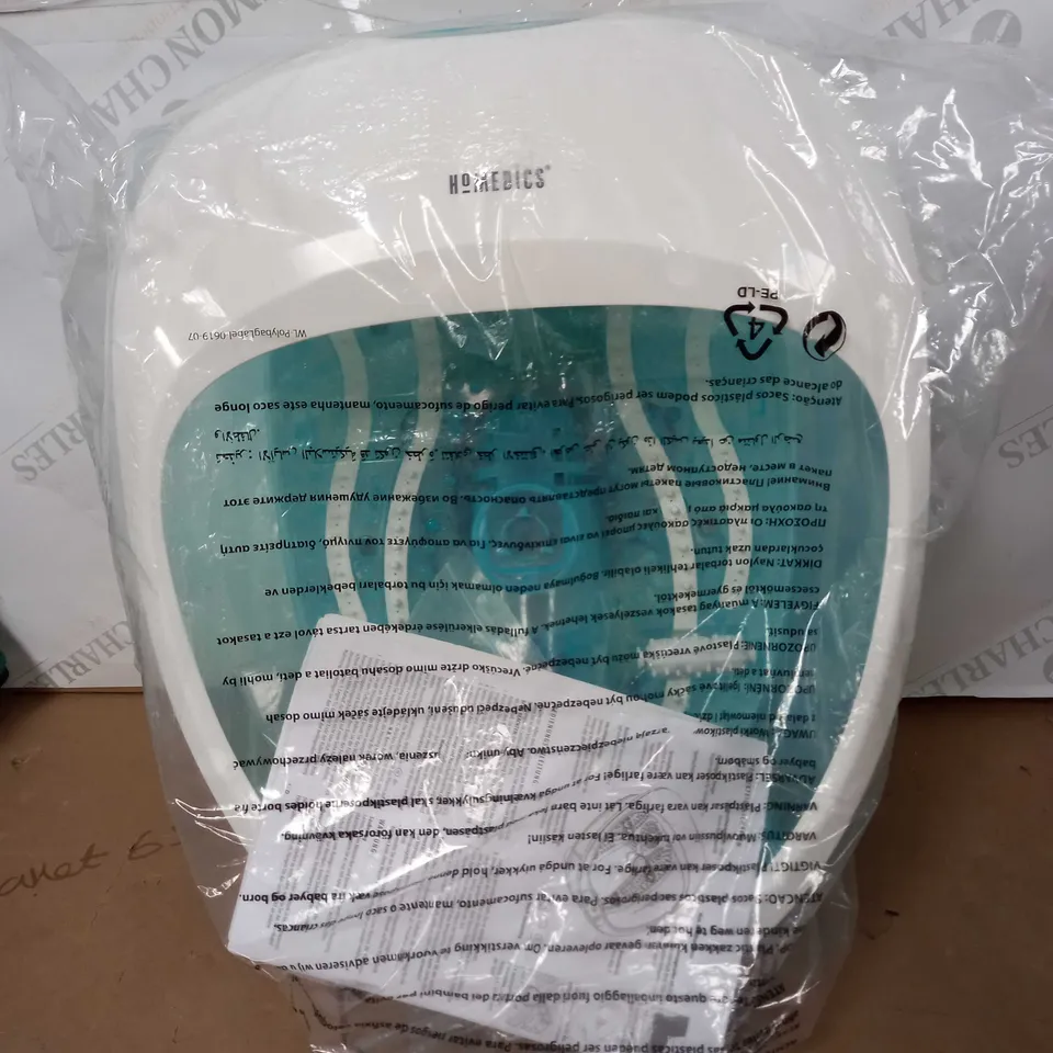 BOXED HOMEDICS SPA LUXURY FOOT SPA WITH HEATER