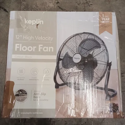BOXED KEPLIN 12 FLOOR FAN