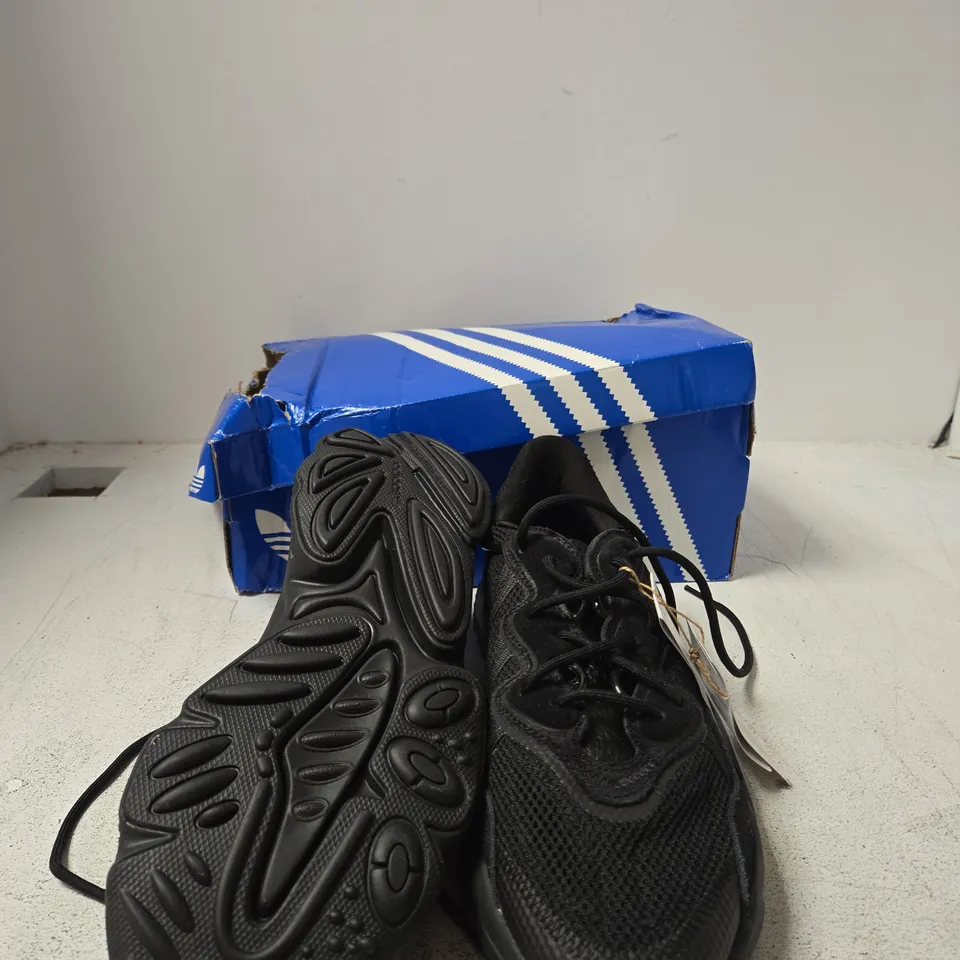 ADIDAS OZWEEGO SNEAKERS – BLACK, UK 8 (US 8.5)