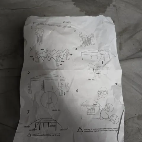 GARDEN CANOPY FRAME WITH ACCESSORIES β GAZEBO/CANOPY KIT