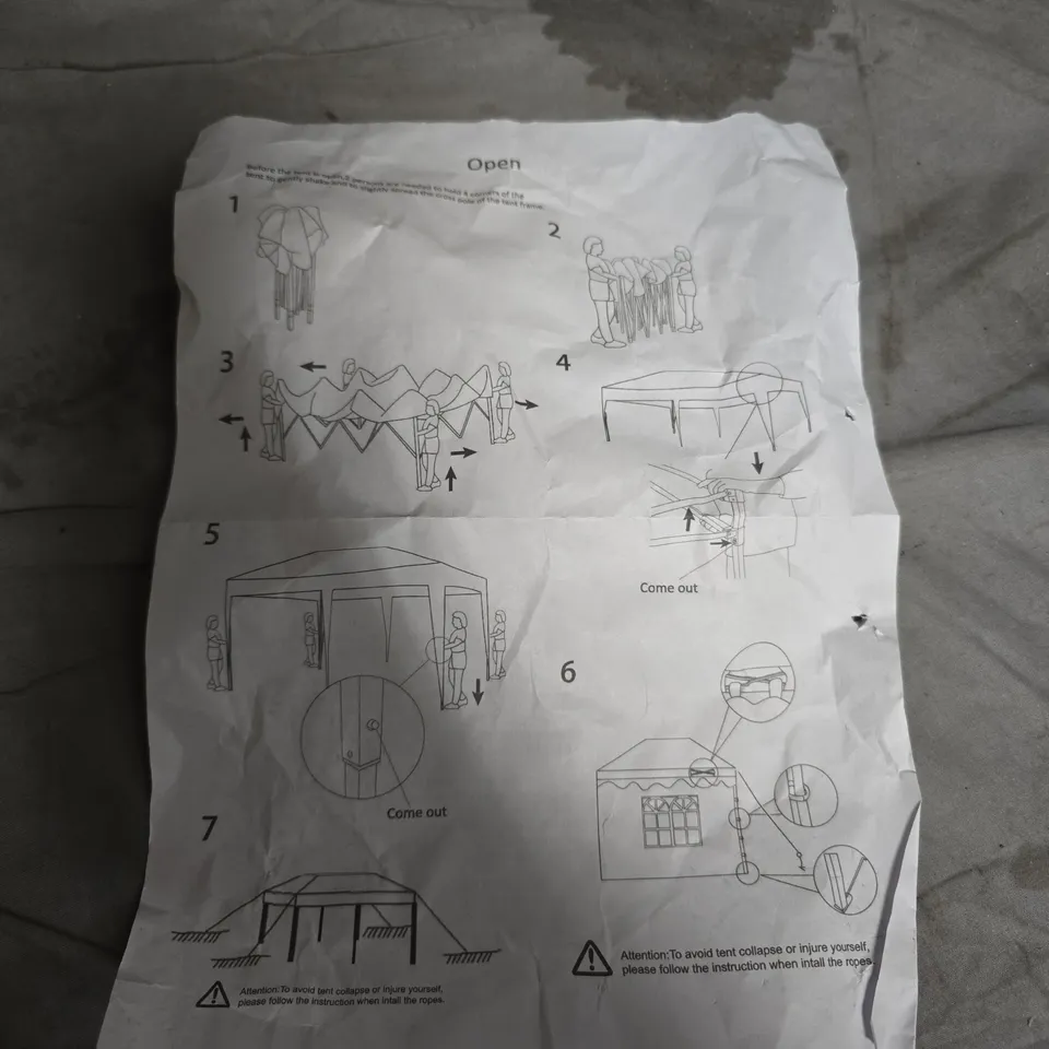 GARDEN CANOPY FRAME WITH ACCESSORIES – GAZEBO/CANOPY KIT