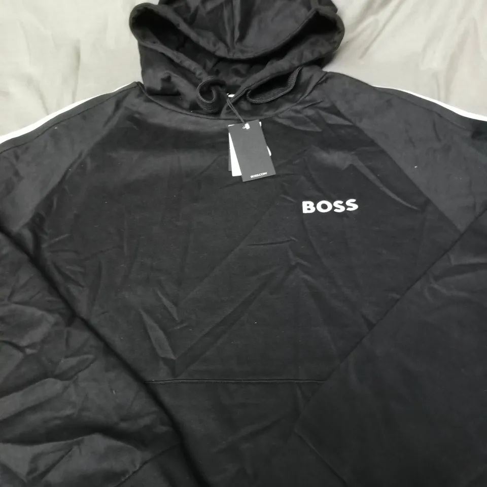 HUGO BOSS HOODIE – BLACK - SIZE M