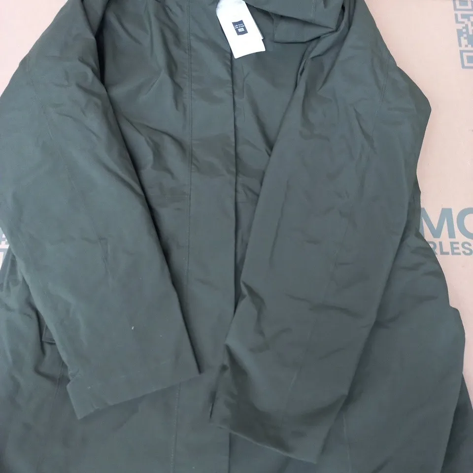 MOUNTAIN WAREHOUSE WOMEN'S ALASKAN 3-IN-1 LONG WATERPROOF JACKET IN KHAKI SIZE 18