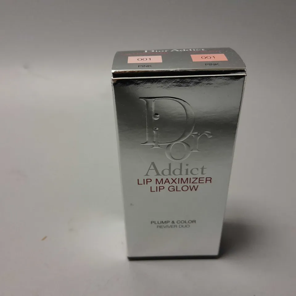 BOXED DIOR ADDICT LIP MAXIMIZER AND LIP GLOW