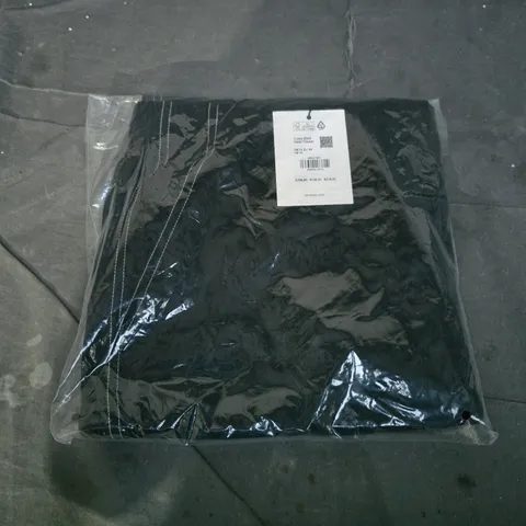 BAGGED WHISTLES CREPE STITCH DETAIL TROUSERS IN BLACK - UK 14