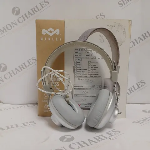 BOXED HOUSE OF MARLEY POSITIVE VIBRATIONS 2 WIRELESS BLUETOOTH HEADPHONES