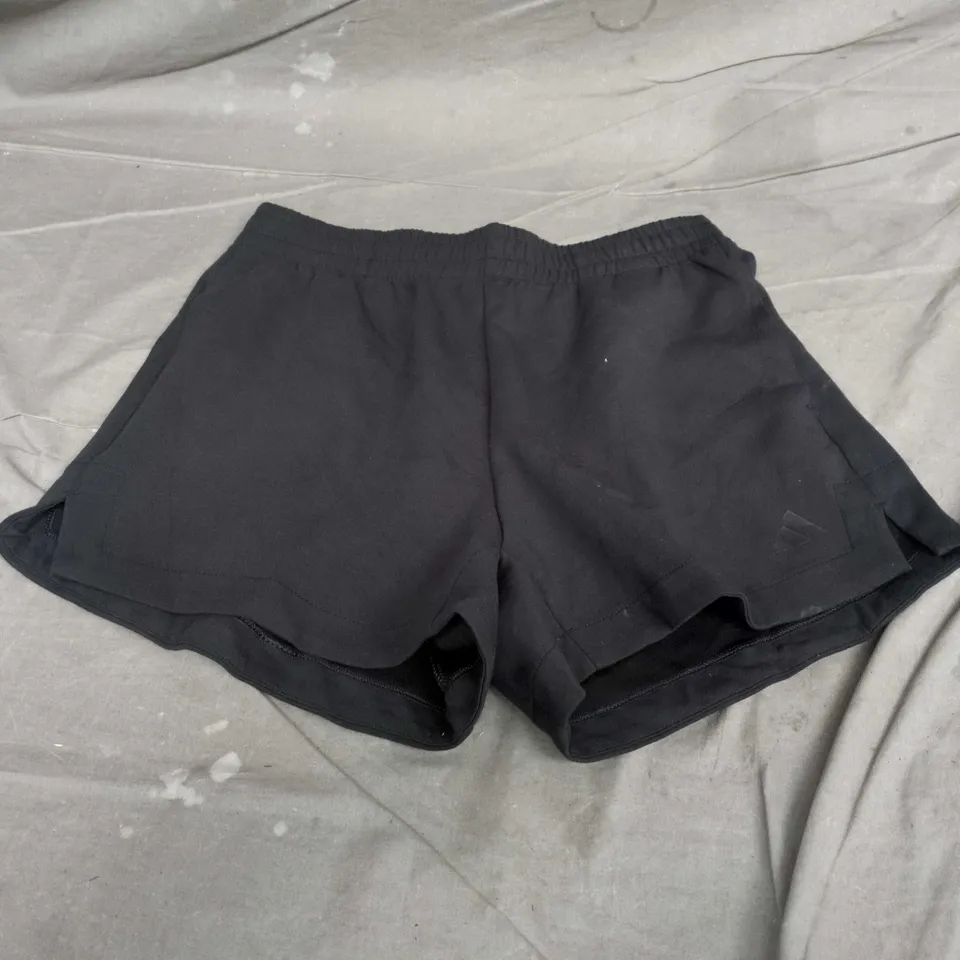 ADIDAS WOMEN'S SHORTS – BLACK, SIZE L