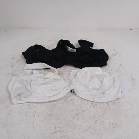 2 BON PRIX BRAS BLACK/WHITE SIZE 46C