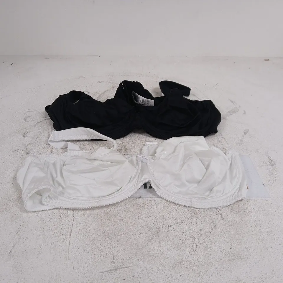 2 BON PRIX BRAS BLACK/WHITE SIZE 46C