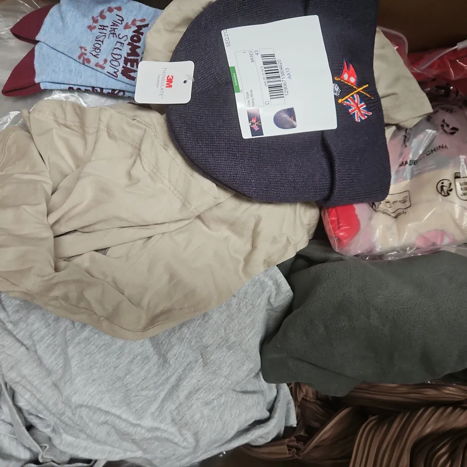 APPROXIMATELY 20 ASSORTED CLOTHING AND FASHION PRODUCTS IN VARIOUS STYLES AND SIZES - COLLECTION ONLY