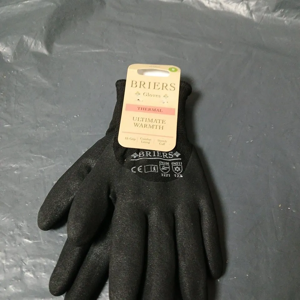 BOX OF APPROXIMATELY 20 ASSORTED ITEMS INCLUDING BRIERS GLOVES , MOTUL MOTOR OIL AND PHILIPS WATER FILTER 