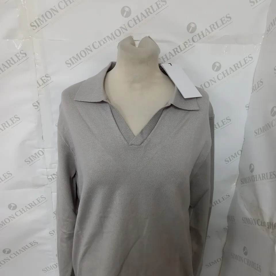 RAITH KNITTED SHIRT WITH COLLAR SIZE M