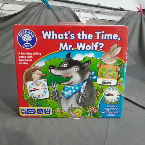 ORCHARD TOYS 'WHATS THE TIME MR WOLF'