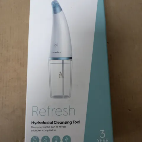 BOXED HOMEDICS REFRESH HYDROFACIAL CLEANSING TOOL