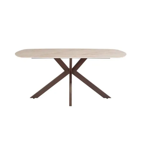 BOXED BRIXTEN 180CM L X 90CM W DINING TABLE (2 BOXES)