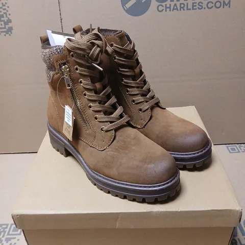 JO & JOE ONTARIO CAMEL BOOTS – UK 4