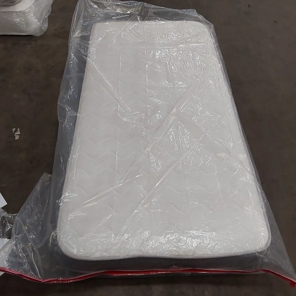 QUALITY BAGGED 3" SINGLE LONGLEY MEMORY FOAM OPEN COIL MATTRESS 
