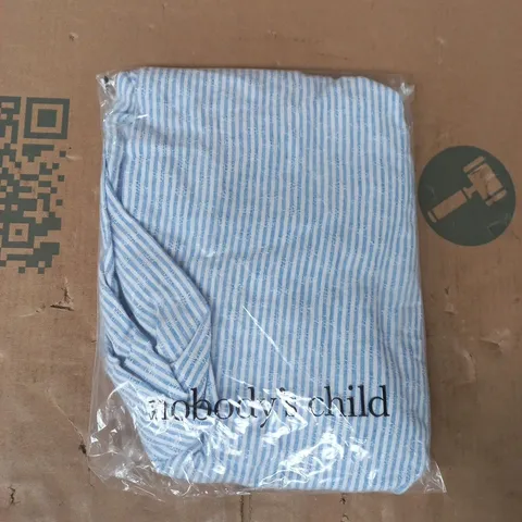 BAGGED NOBODY'S CHILD CORA JUMPSUIT IN BLUE SIZE UK 12