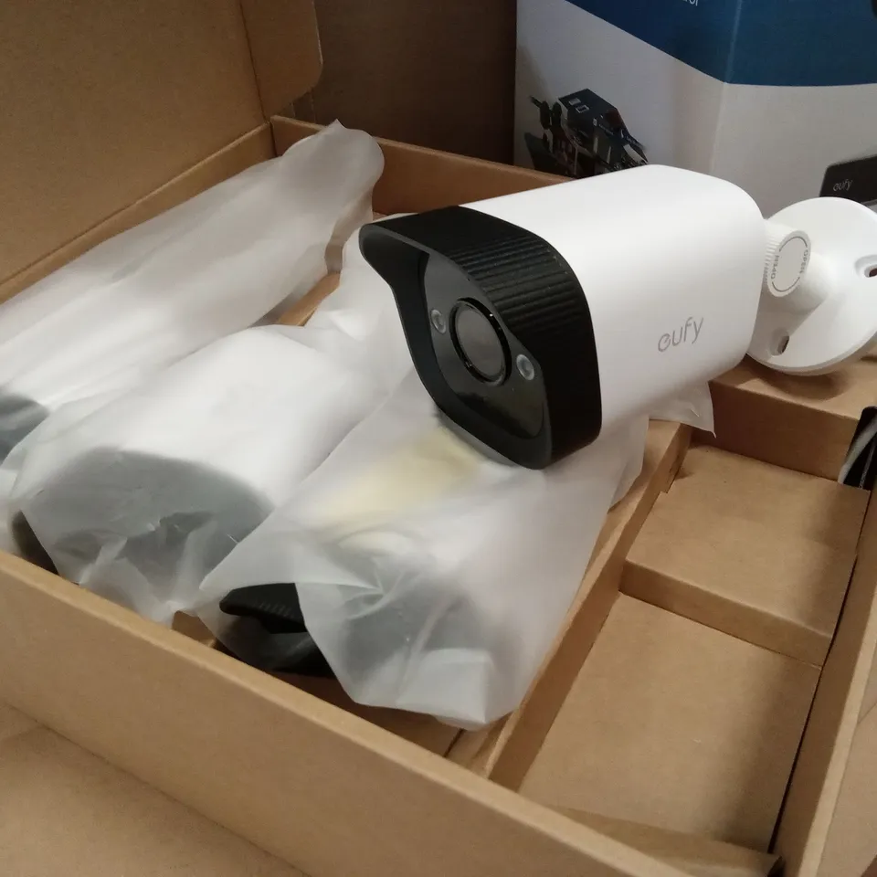 BOXED EUFY SECURITY POE NVR CCTV CAMERA SYSTEM E40, 4 X 4K BULLET CAMS RRP £679