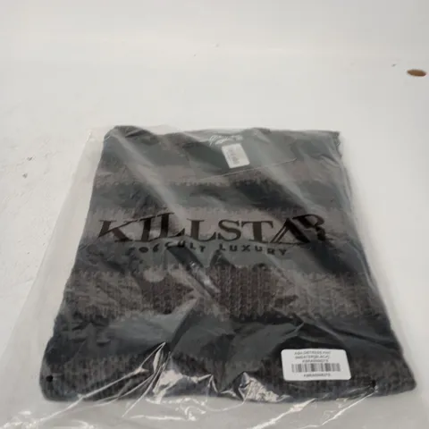 BOX OF APPROXIMATELY 20 BRAND NEW ASSORTED KILLSTAR CLOTHING ITEMS INCLUDING ASH DISTRESS KNIT SWEATER AND HEADSTONE KNIT CARDIGAN