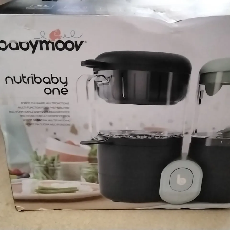 BABYMOOV NURTIBABY ONE MULTIFUNCTION FOOD PREP MACHINE BLACK