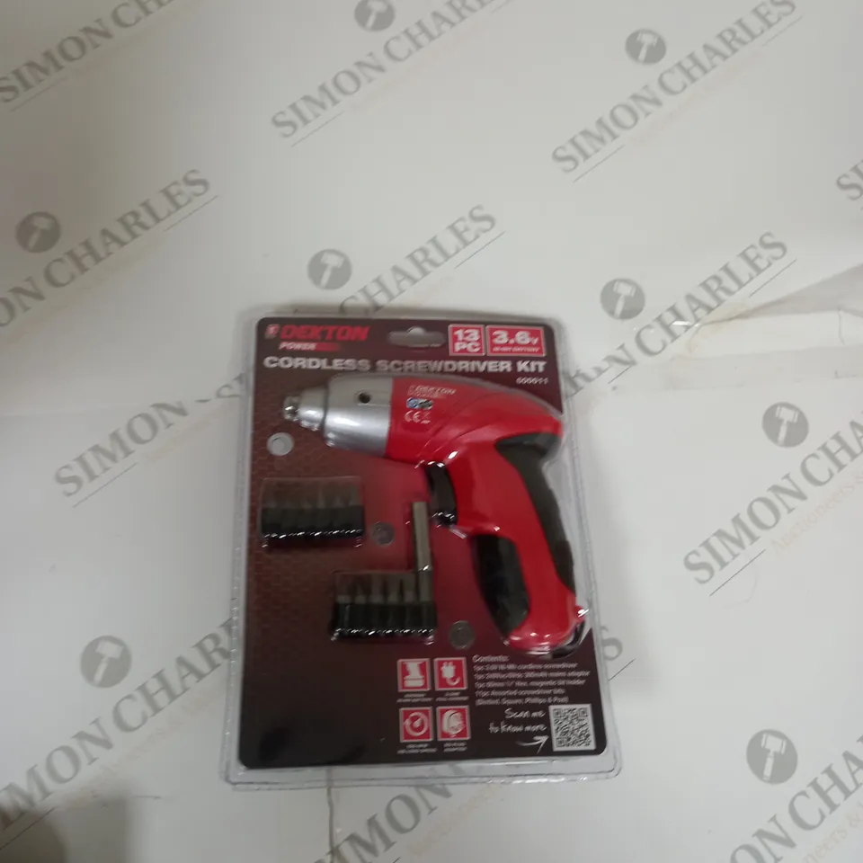 DEKTON CORDLESS SCREWDRIVER KIT 