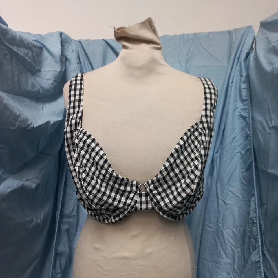 MAGI BIKINI TOP – GINGHAM, UK 38H (US 38H / EU 85J)