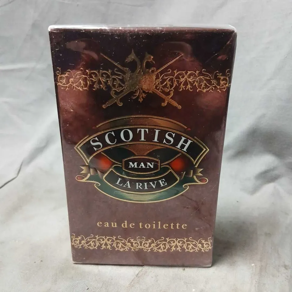 BOXED AND SEALED SCOTISH MAN LA RIVE EAU DE TOILETTE 90ML