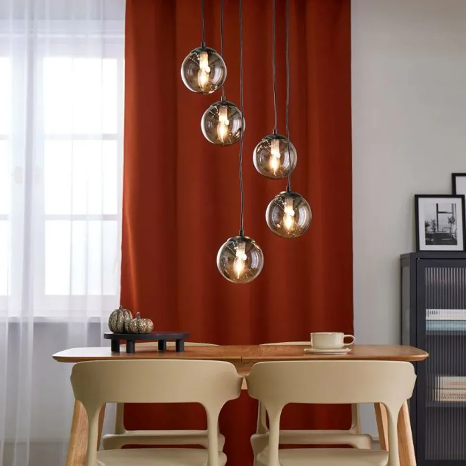 BOXED NOEL 5-LIGHT CLUSTER PENDANT (1 BOX)