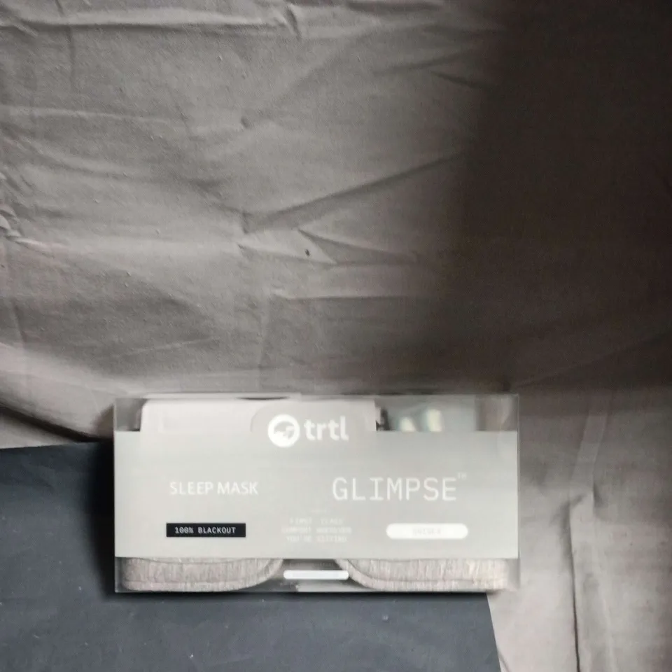 TRTL GLIMPSE SLEEP MASK – 100% BLACKOUT – BOXED