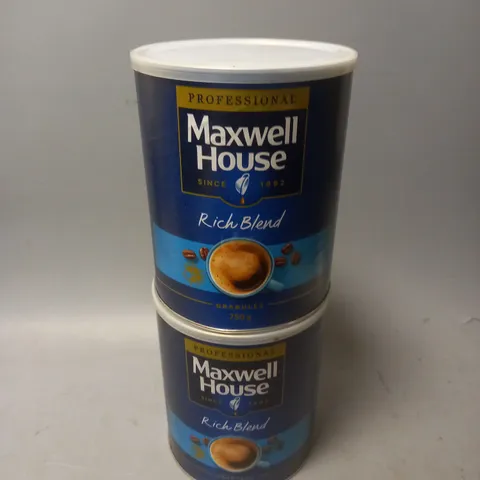 MAXWELL HOUSE RICH BLEND 750G GRANULES X2 