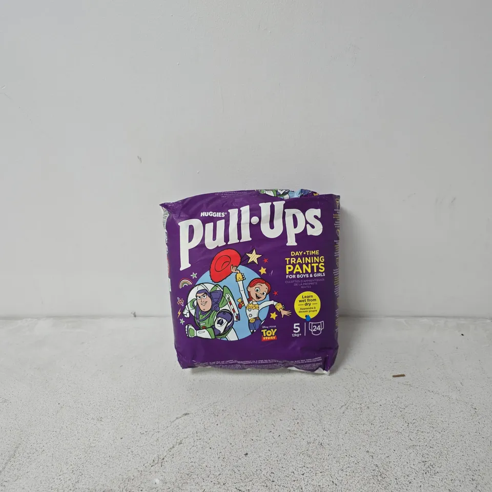 HUGGIES PULL-UPS DAY TIME TRAINING PANTS – SIZE 5, 24 COUNT (BOYS &AMP; GIRLS)