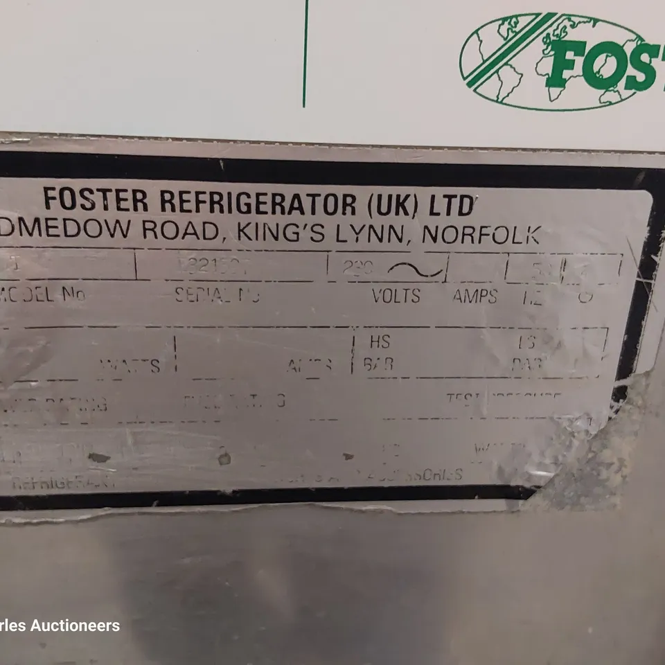 FOSTER COMMERCIAL TALL FRIDGE