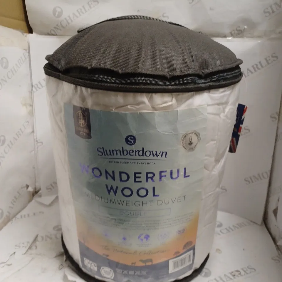 SLUMBERDOWN WONDERFUL WOOL MEDIUMWEIGHT DUVET DOUBLE