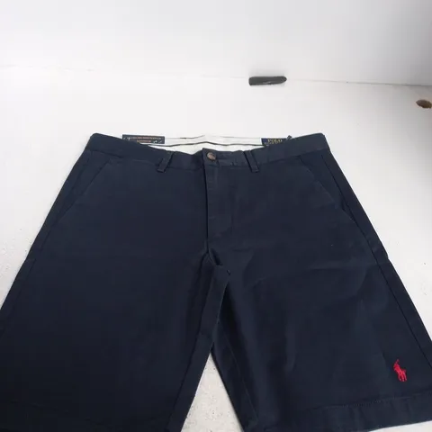 POLO RALPH LAUREN CLASSIC FIT NAVY SHORTS – UK 32