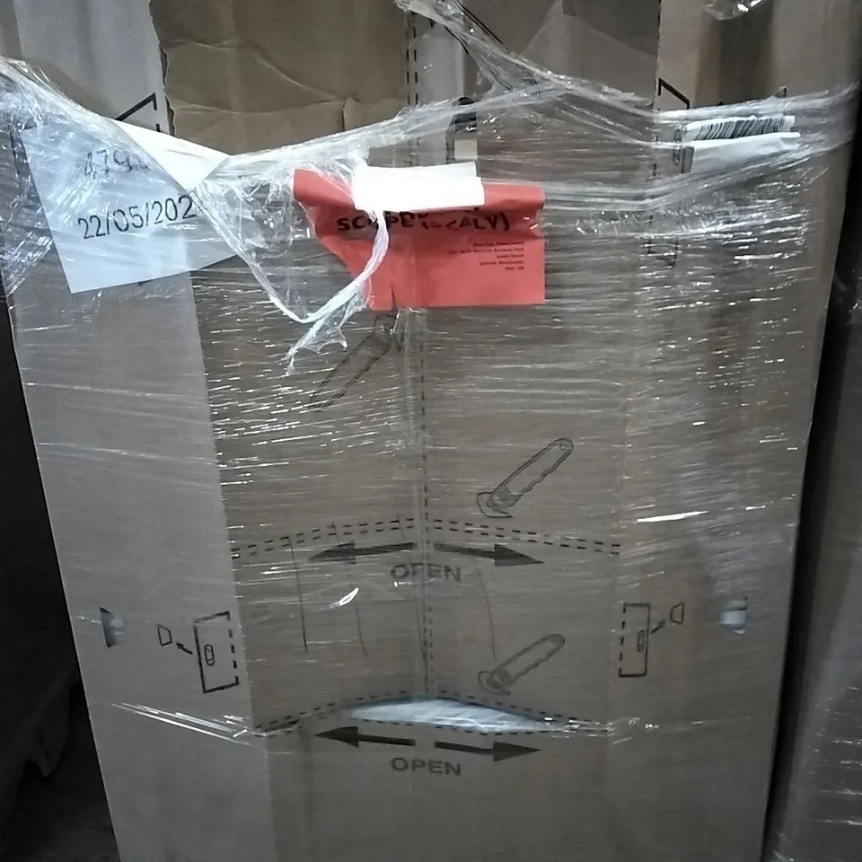 PALLET OF ASSORTED PRODUCTS INCLUDING MULTIFUNCTIONAL LAPTOP DESKS, OVAL TOILET SEATS, BLACK PROTECTIVE CASES, HEAT SHRINK TUBING