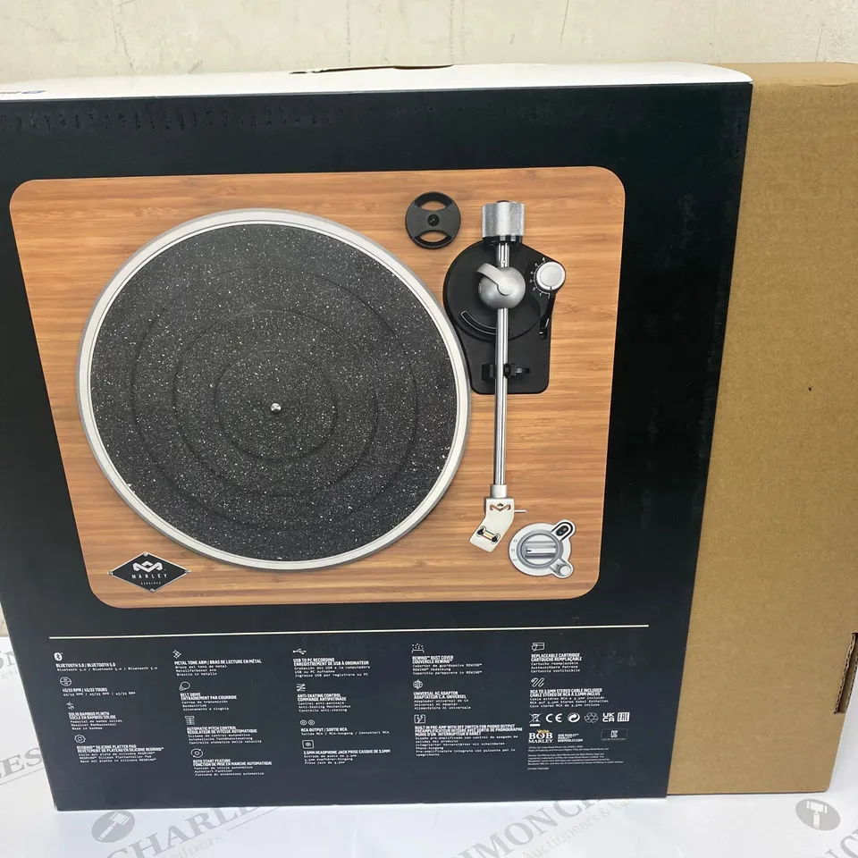 BOXED HOUSE OF MARLEY STIR IT UP WIRELESS RECORD PLAYER