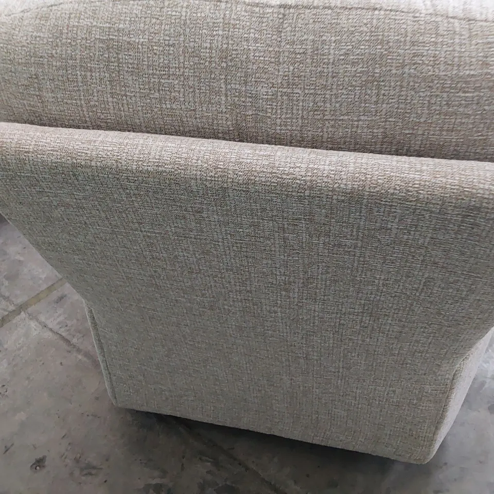 QUALITY BRITISH DESIGNER G PLAN CHLOE EASY CHAIR LOOM CLAY FABRIC 