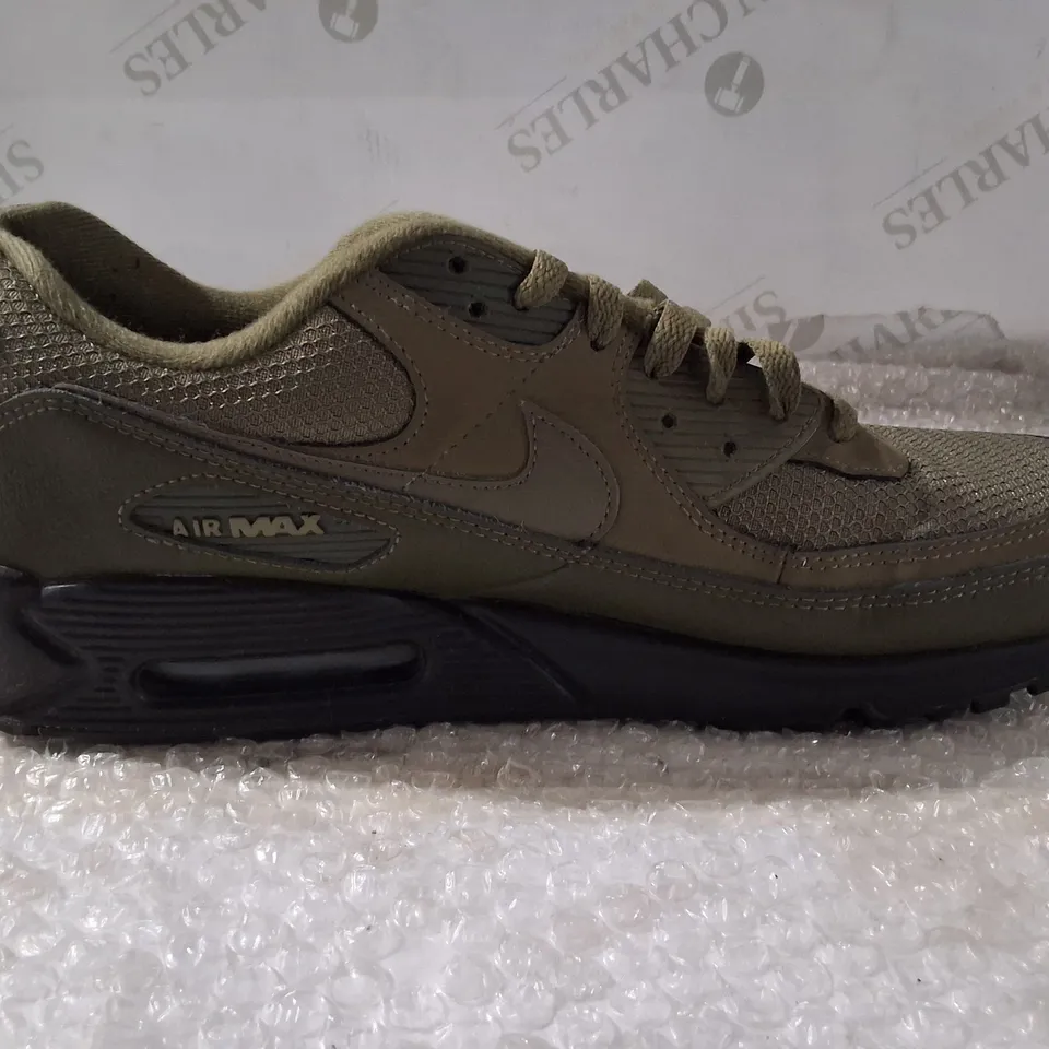 NIKE AIR MAX SHOES – OLIVE/KHAKI, UK 11 (US 12)