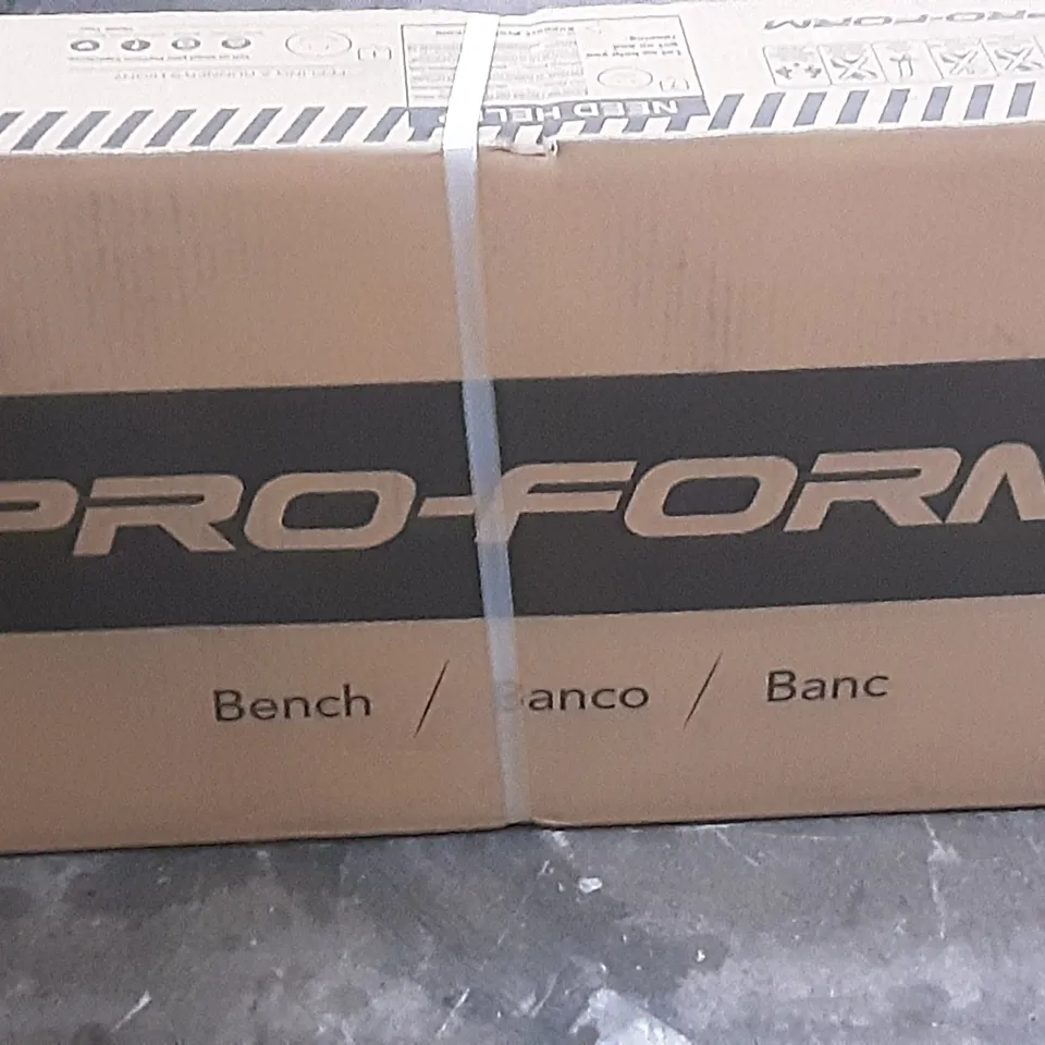 BOXED PRO FORM  FOLDING BENCH 