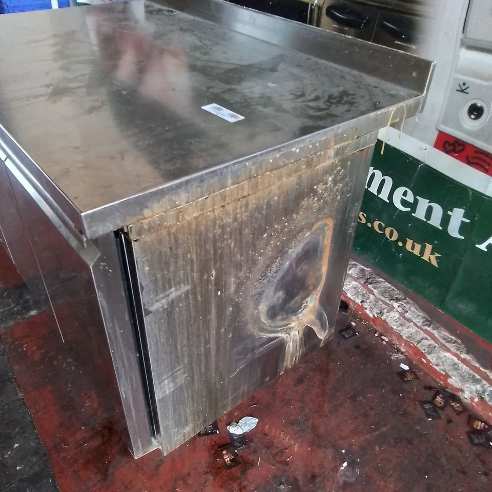 FOSTER DC1/2M COMMERCIAL STAINLESS CHILLED FOOD PREP COUNTER 