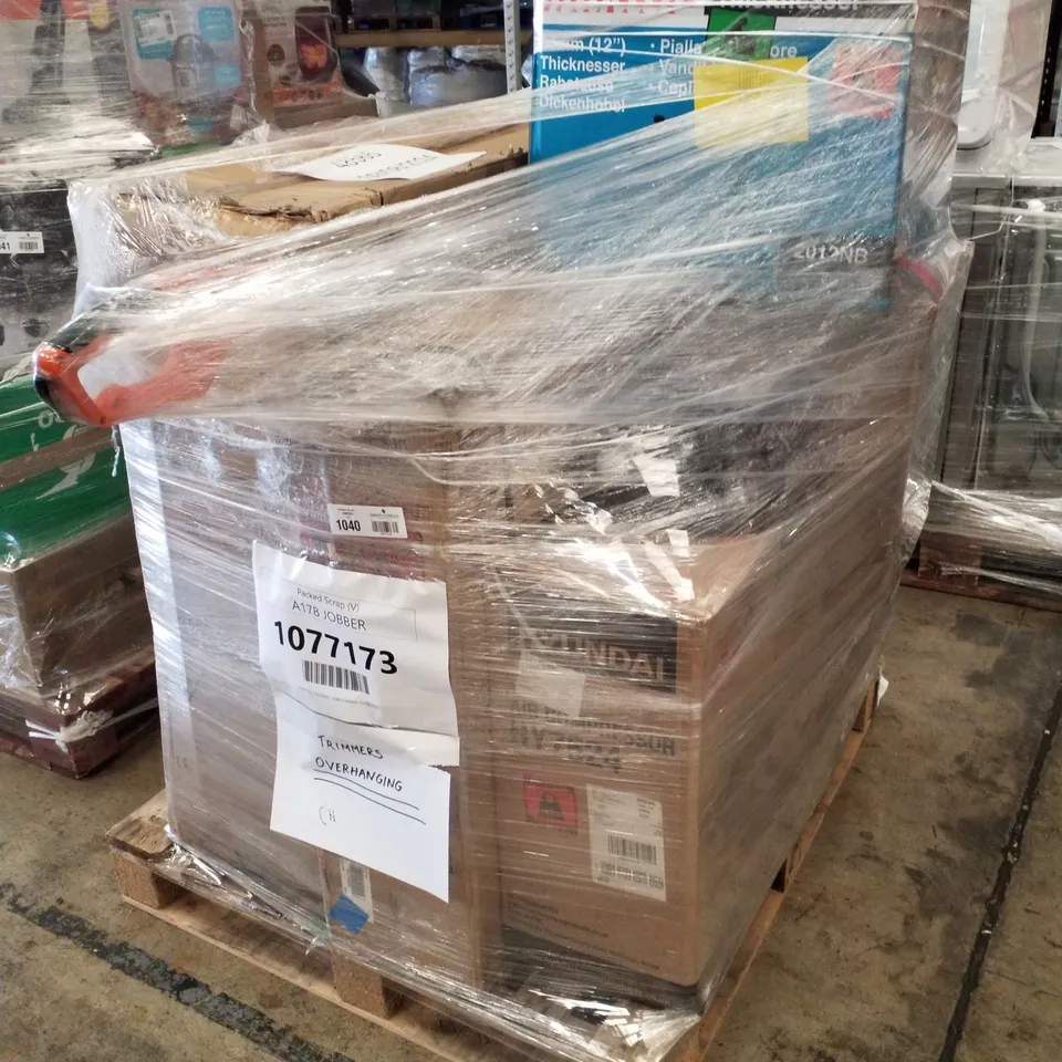 PALLET OF APPROXIMATELY 7 UNPROCESSED RAW RETURN HOUSEHOLD AND ELECTRICAL GOODS TO INCLUDE;