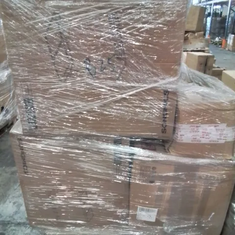 PALLET CONTAINING LARGE QUANTITY OF PEDAL BINS A GARDEN PARASOL ECT.