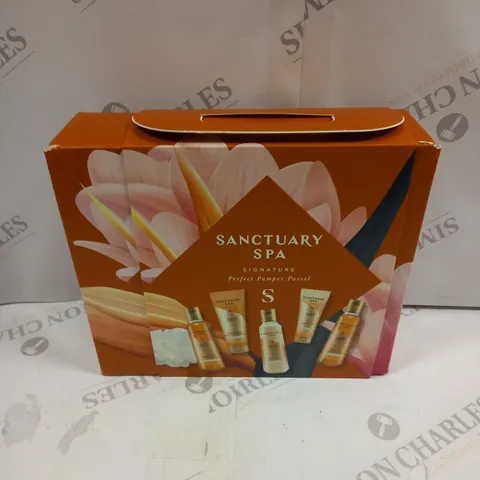 BOXED SANCTUARY SPA SIGNATURE PERFECT PAMPER PARCEL GIFT SET