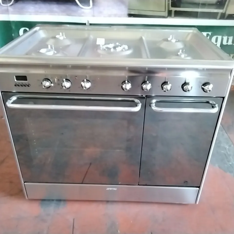 SMEG CG92PX9 90CM DUAL FUEL COOKER