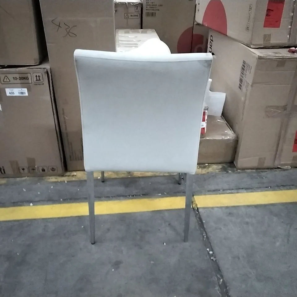DANETTI FAUX LEATHER DINING CHAIR 