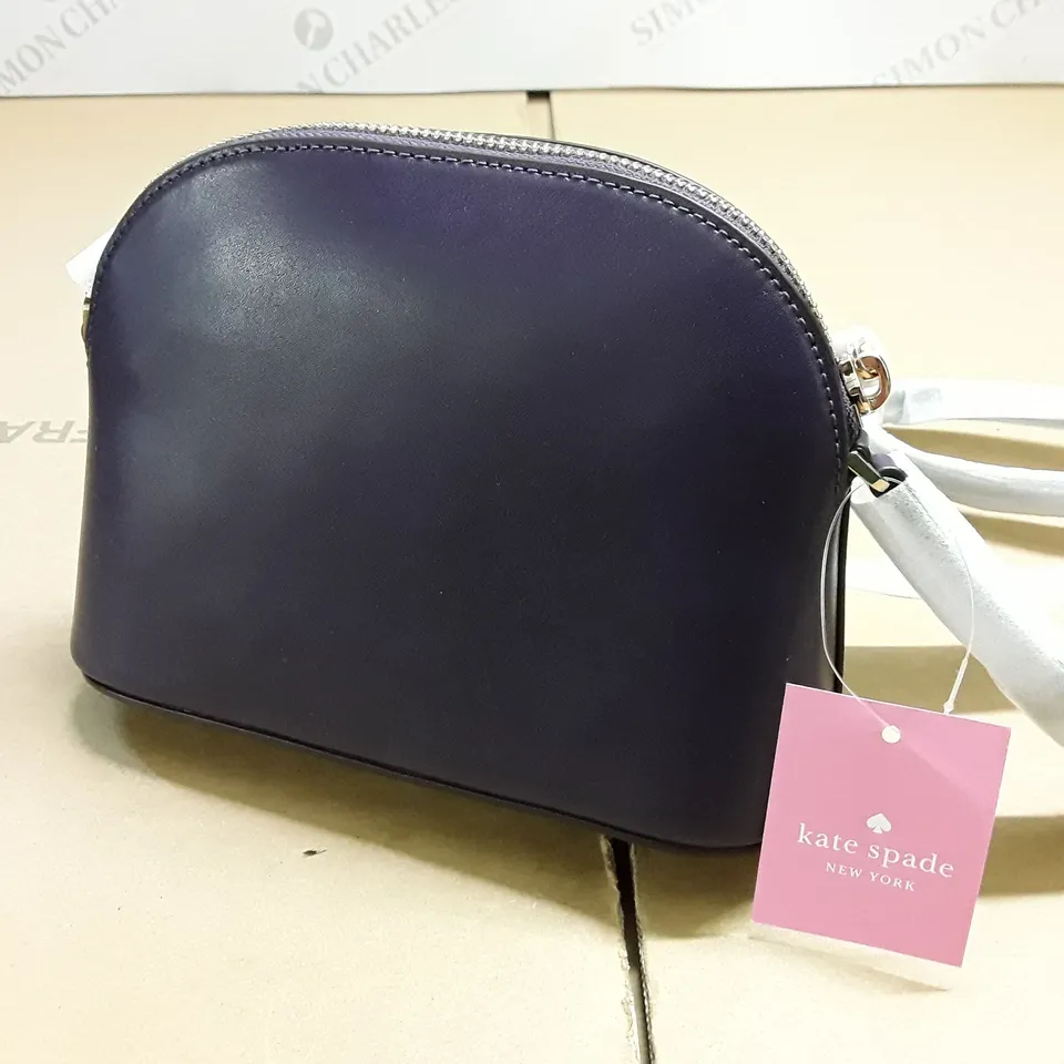 KATE SPADE PURPLE LEATHER BAG - SMALL